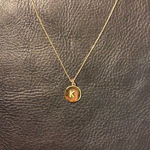 Kate Spade one in a million K initial necklace